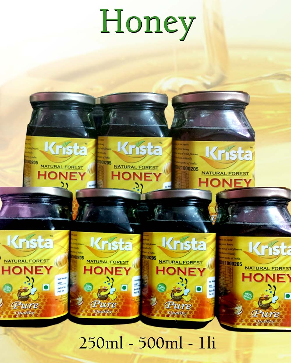 Krista Pure Natural Honey